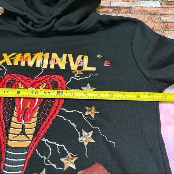 CRIMINAL DAMAGE Men’s Hoodie Snake size M - Picture 8 of 10